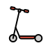 kick scooter transparent PNG icon