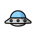 flying saucer transparent PNG icon
