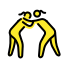 women wrestling transparent PNG icon