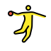 person playing handball transparent PNG icon