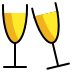 clinking glasses transparent PNG icon