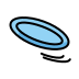 flying disc transparent PNG icon