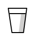 glass of milk transparent PNG icon