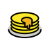 pancakes transparent PNG icon