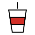 cup with straw transparent PNG icon