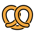 pretzel transparent PNG icon