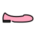 flat shoe transparent PNG icon