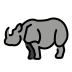 rhinoceros transparent PNG icon