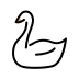 swan transparent PNG icon