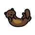 otter transparent PNG icon