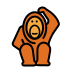 orangutan transparent PNG icon