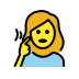 deaf woman transparent PNG icon