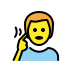 deaf man transparent PNG icon
