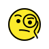 face with monocle transparent PNG icon