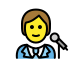 singer transparent PNG icon