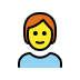 person: red hair transparent PNG
