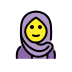 woman with headscarf transparent PNG icon