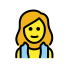 woman in steamy room transparent PNG icon