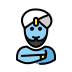man genie transparent PNG icon