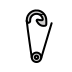 safety pin transparent PNG icon