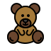 teddy bear transparent PNG icon