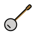 banjo transparent PNG icon