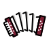 accordion transparent PNG icon