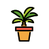 potted plant transparent PNG icon