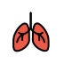 lungs transparent PNG icon