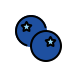 blueberries transparent PNG icon