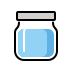 jar with blue content transparent PNG icon