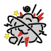 fight cloud transparent PNG icon