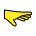 palm down hand transparent PNG icon