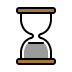 hourglass done transparent PNG icon