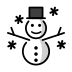 snowman transparent PNG icon