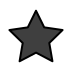 black star transparent PNG icon