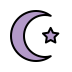 star and crescent transparent PNG icon