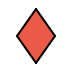 diamond suit transparent PNG icon