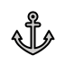 anchor transparent PNG icon