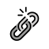 broken chain transparent PNG icon