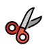 scissors transparent PNG icon