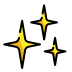 sparkles transparent PNG icon
