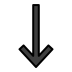 down arrow transparent PNG icon
