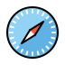 Safari transparent PNG icon