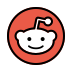 reddit transparent PNG icon