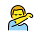 man sneezing into elbow transparent PNG icon