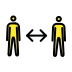 social distancing transparent PNG icon