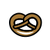 pretzel transparent PNG icon