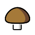 champignon brown transparent PNG icon