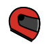 motorbike helmet transparent PNG icon